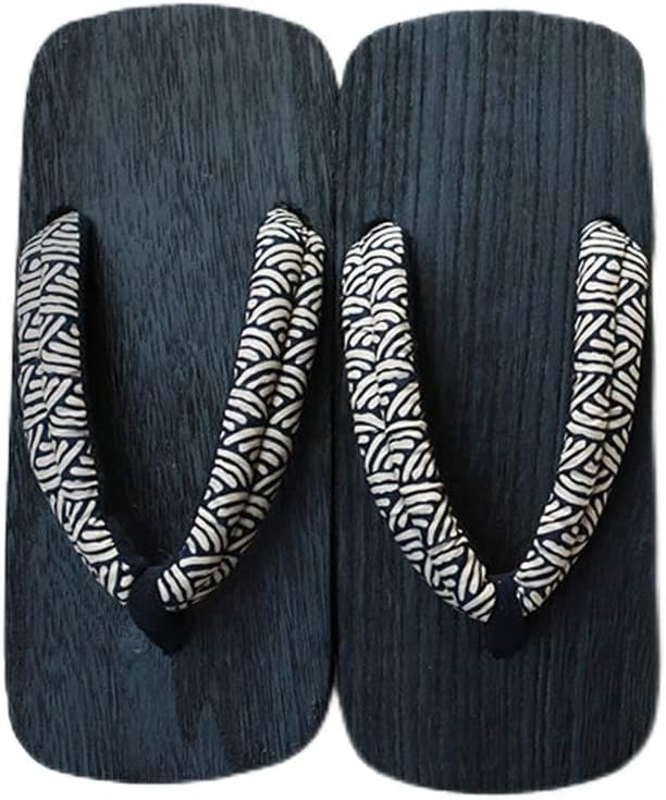 

Мужские тапочки YXCKG, деревянные сандалии гета, мужские шлепанцы, традиционные японские тапочки для взрослых, традиционные японские тапочки на высоком каблуке с двумя зубцами для мужчин и женщин, EUR44-45-46 B