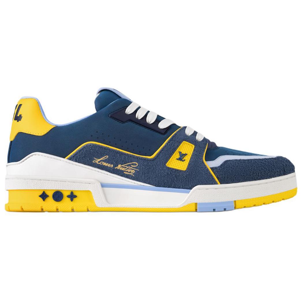 LOUIS VUITTON Низкие кроссовки для скейтбординга мужские синие Low-Top — фото 2