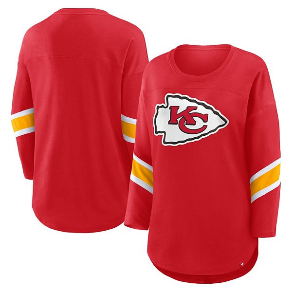 

Женская футболка Kansas City Chiefs Redzone с рукавом 3/4 Fanatics, Красный, Женская футболка Kansas City Chiefs Redzone с рукавом 3/4 Fanatics