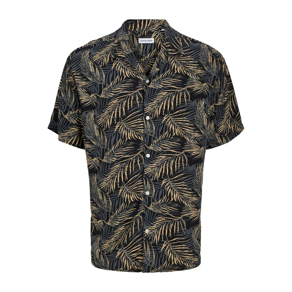 

Рубашка с коротким рукавом Jack & Jones Jeff Tropical Aop Resort Plus, черный
