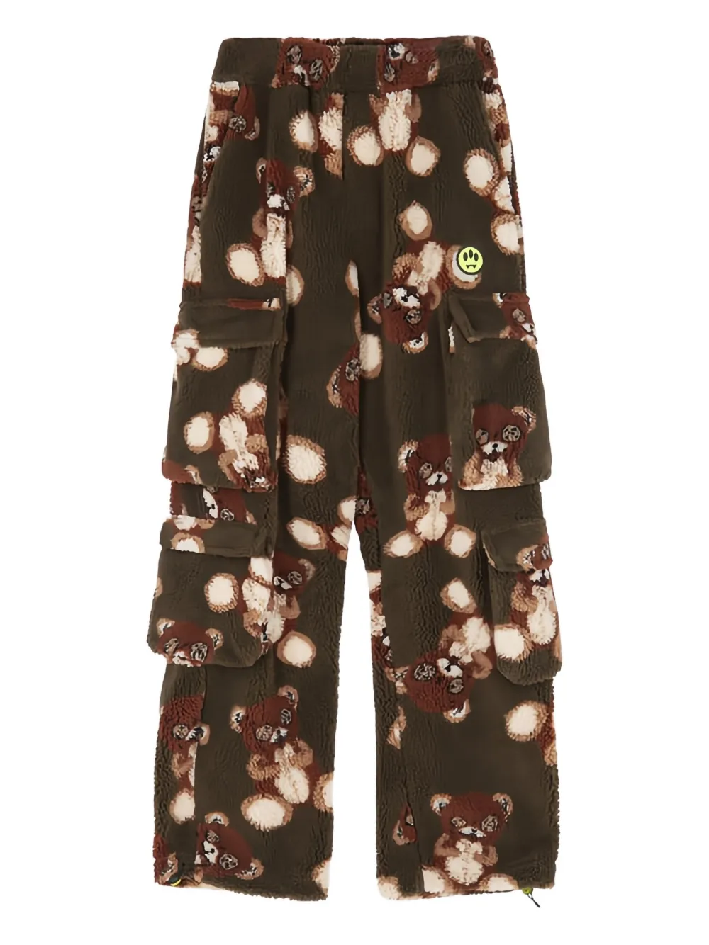 

Карго-брюки с принтом "Тедди" BARROW, зеленый