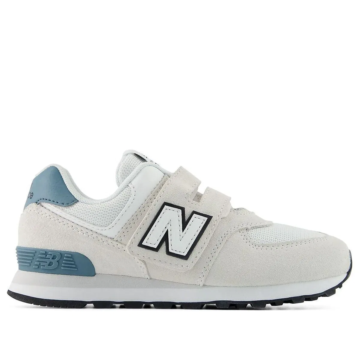 Кроссовки New Balance 574 Tieless 'Mirror Grey White' P5746WH, серый — фото 2