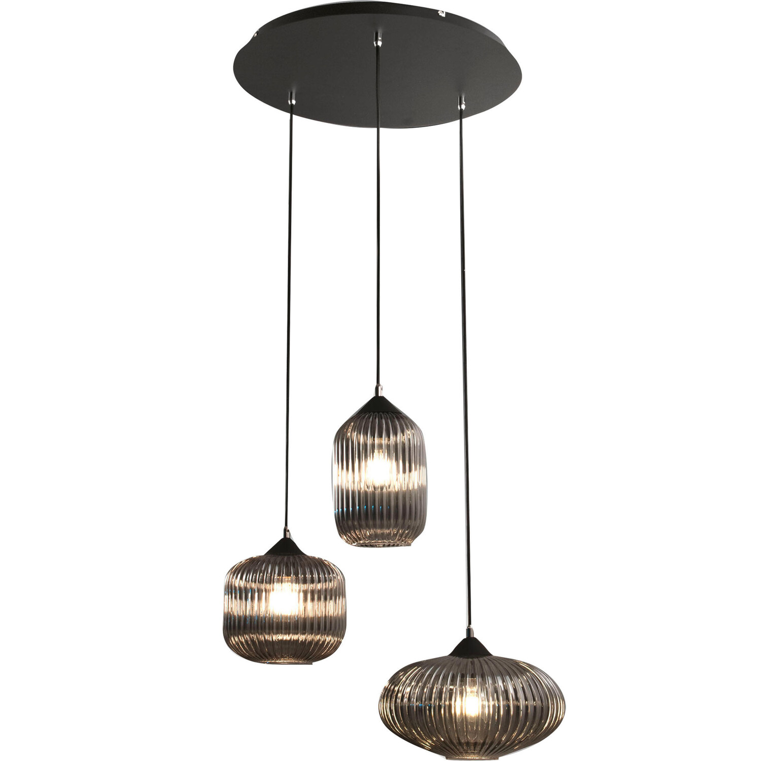 

Подвесная лампа Fabas Luce, 50x200 см, серый/черный