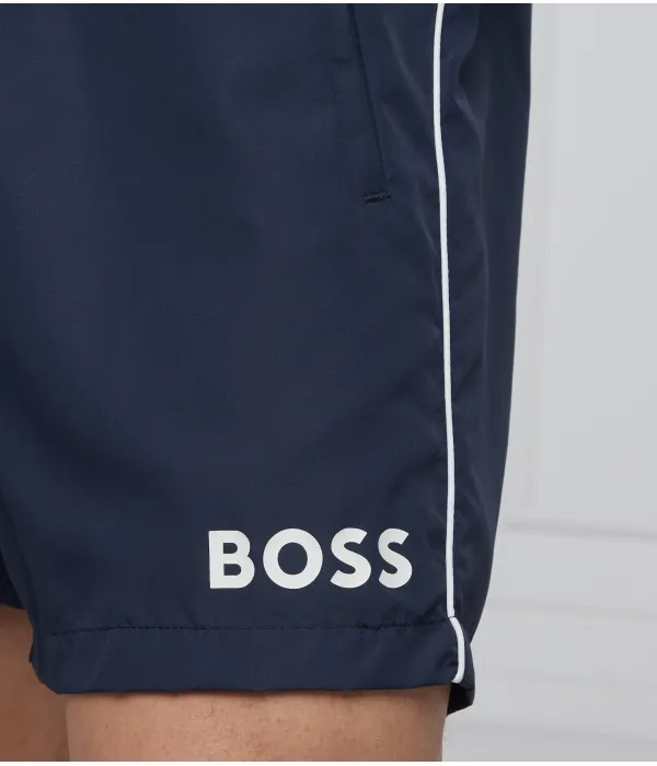Плавки-Шорты «Морская звезда» Regular fit Boss Bodywear, синий — фото 3