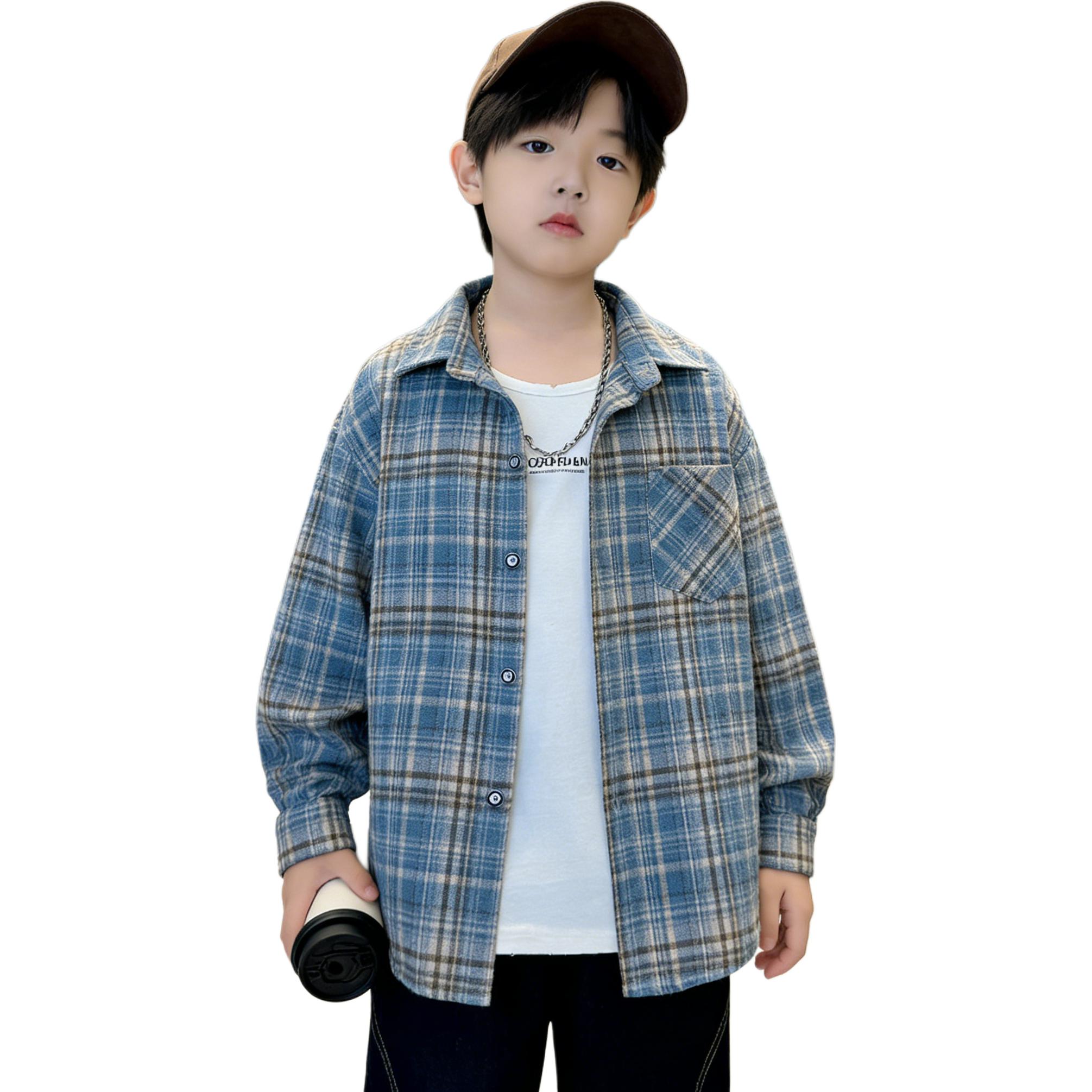 Рубашка с лацканом Grade School Casual Shirts Lapel Moderate EASTERN CAMEL, желтый — фото 3