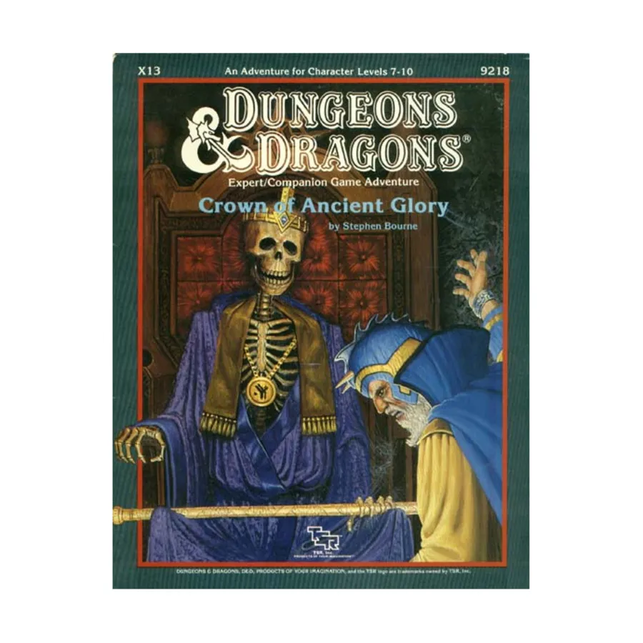 

Модуль Crown of Ancient Glory, Basic Dungeons & Dragons (Original Edition) - Modules & Adventures - X Series