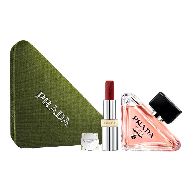 

PRADA Набор помады и парфюма eau de parfum edp neroli white musk 3,8 г+50 мл