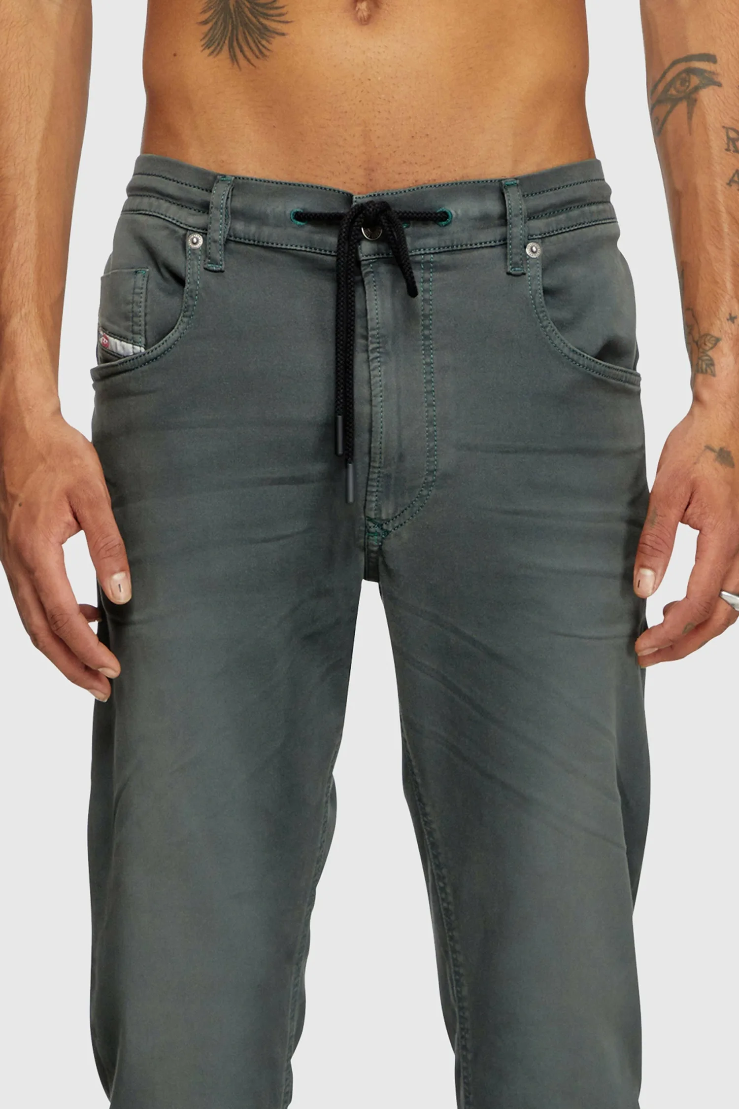 Мужские джинсовые джинсы Jog 2032 D-KROOLEY-B JOGG Diesel, gray — фото 3