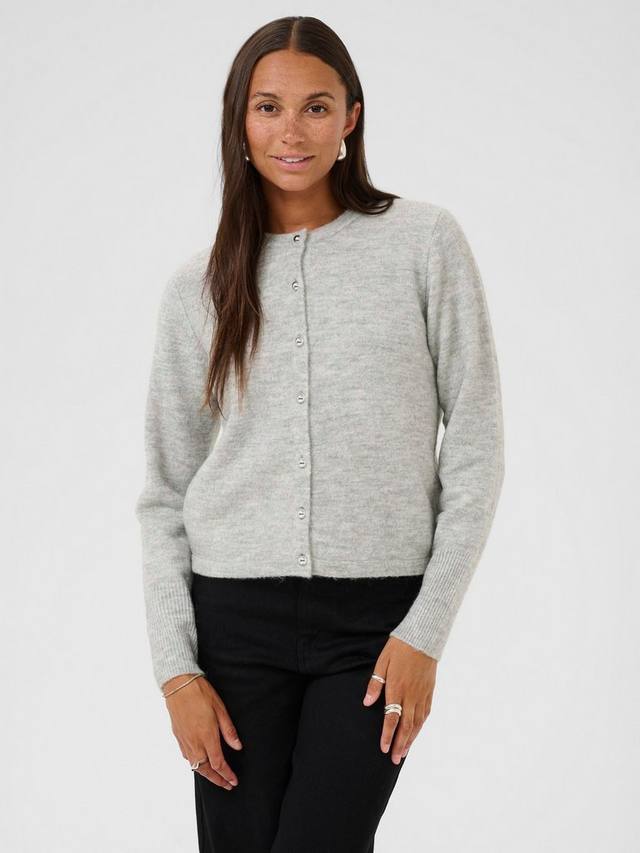 

Кардиган Niel вязаный с длинными рукавами KAFFE, Light Grey Melange