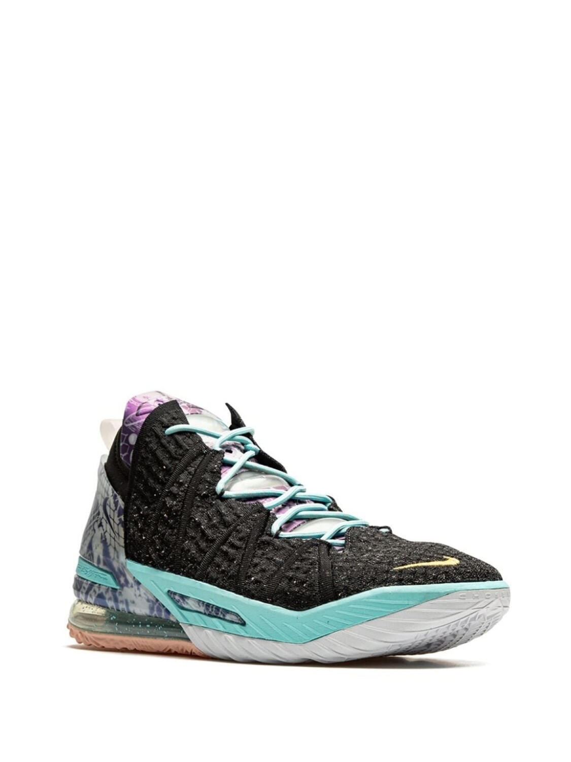 Высокие кроссовки Lebron 18 Nike, черный — фото 2