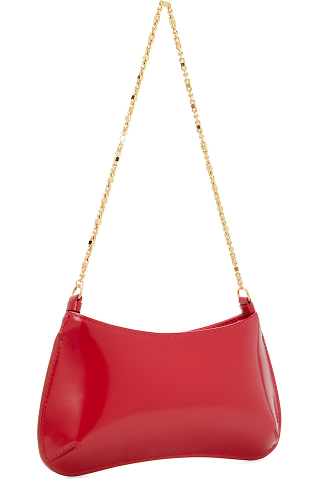 Jacquemus Красная сумка "the small bisou chaine" — фото 3
