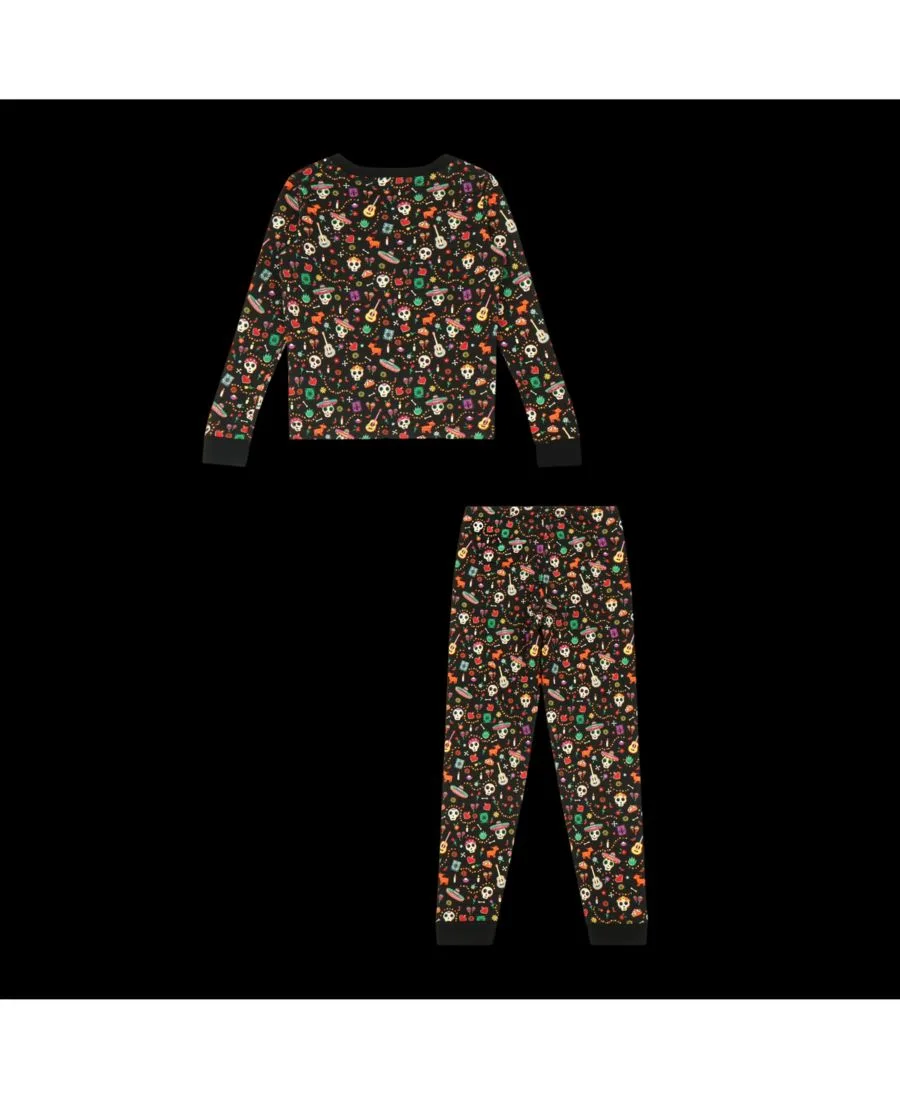 Детский комплект из 2 предметов Dia De Los Muertos - принт Calaveras & Icons Mixed Up Clothing, dia de los muertos — фото 2
