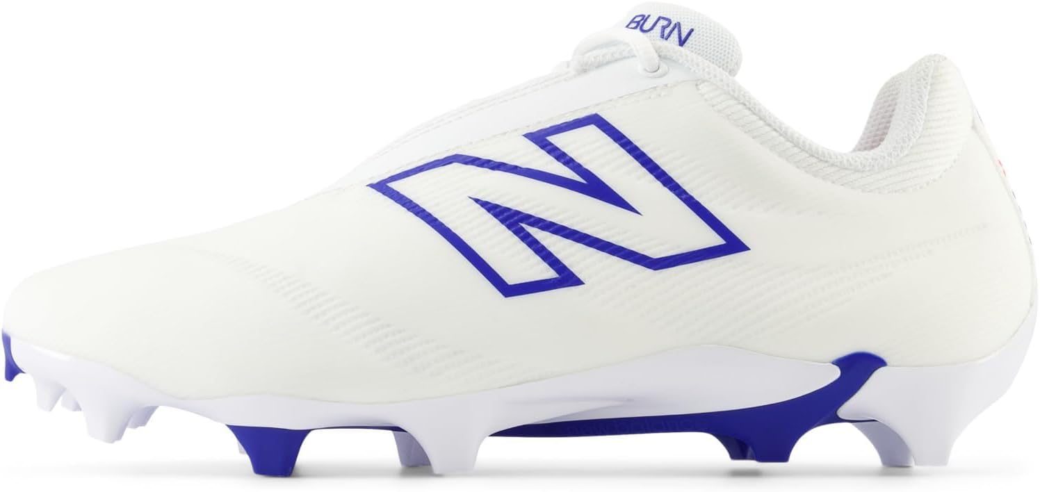 Кроссовки New Balance Burnx4 Lacrosse для мужчин и женщин, белый/синий — фото 4