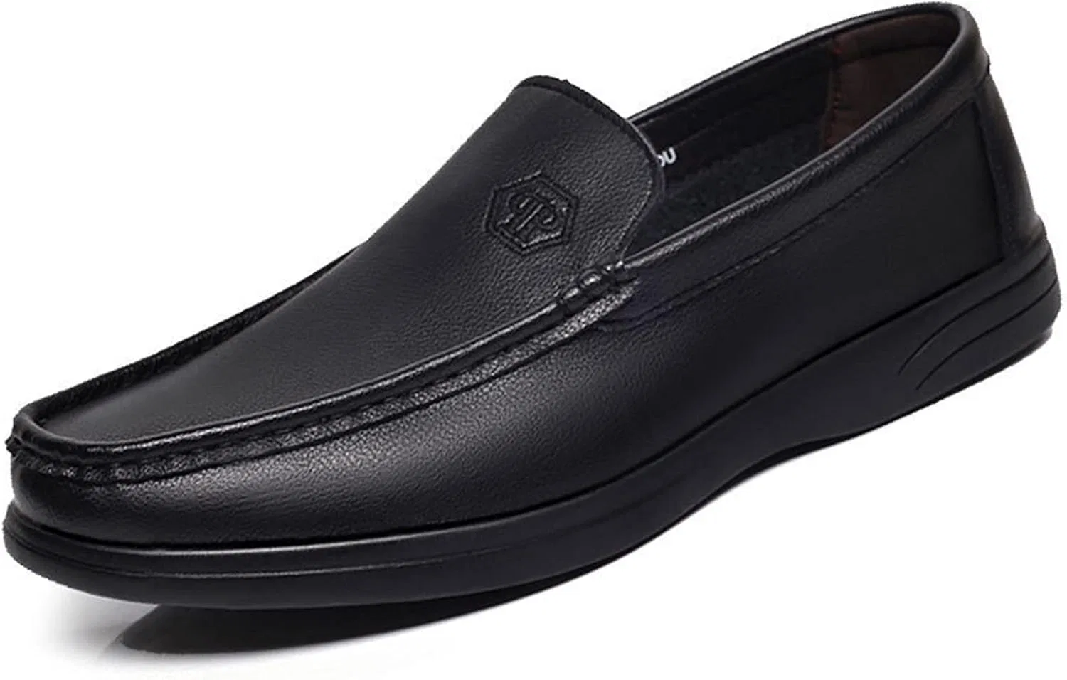 Лоферы кожаные Round Toe, Black WouND