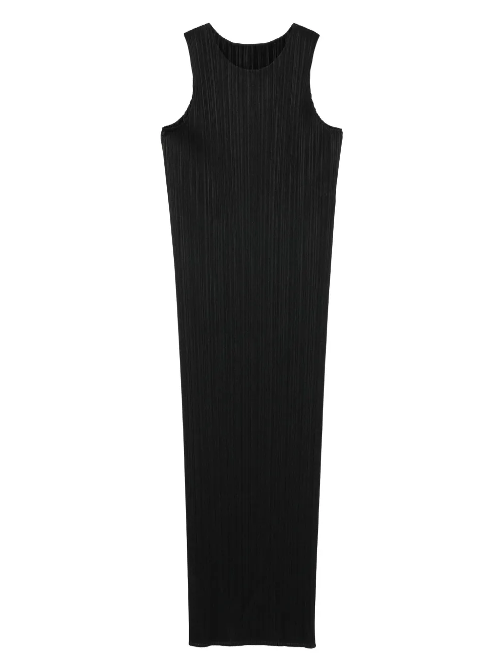 

Платье миди без рукавов Pleats Please Issey Miyake, черный