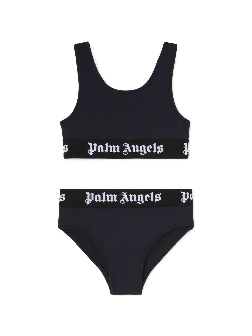 

Бикини с логотипом Palm Angels Kids, черный