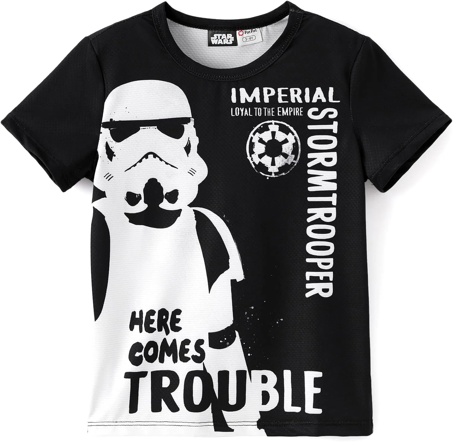 Футболка Athletic Star Wars Stormtrooper для мальчиков, Disney, 2-9 лет