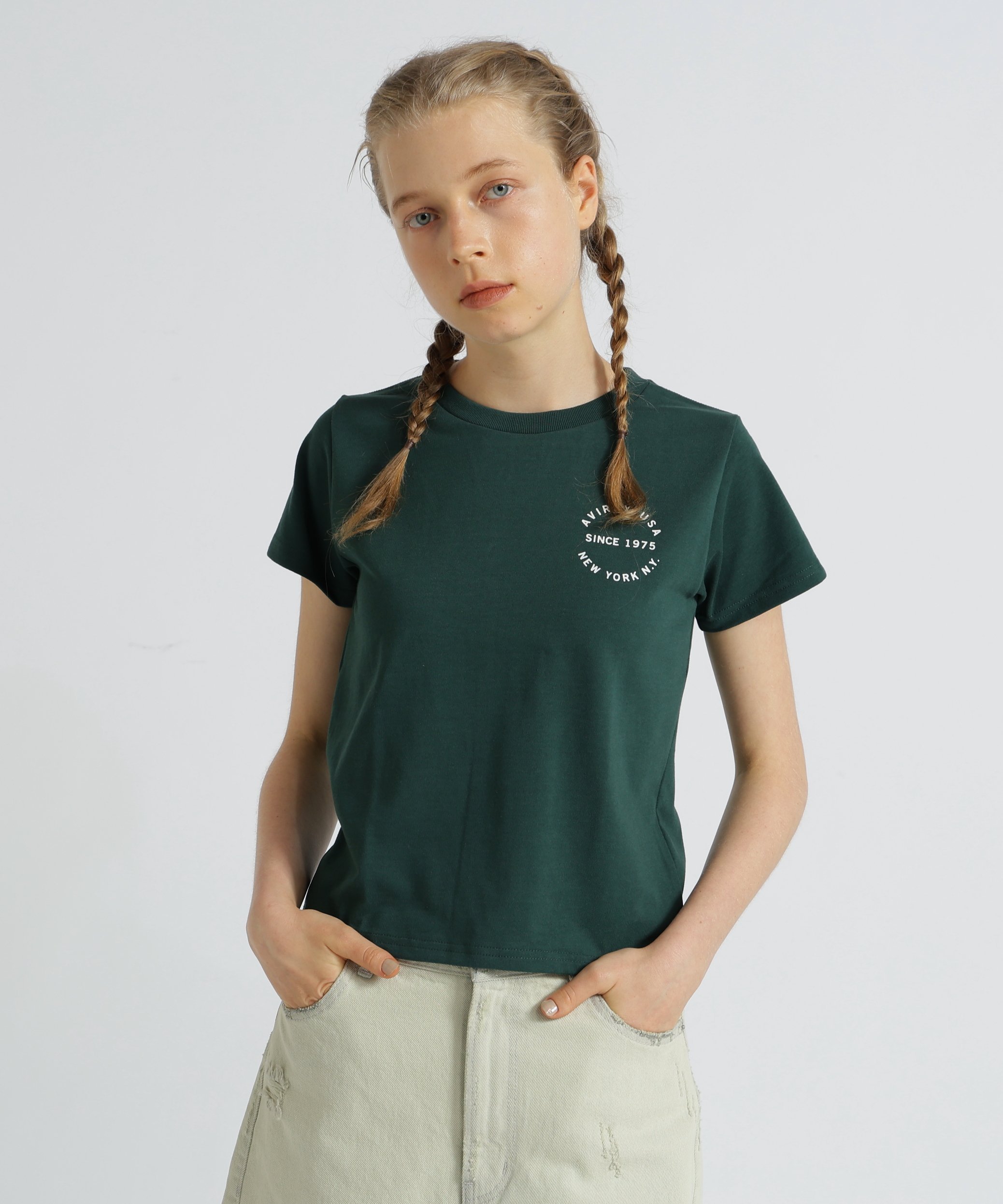 Детская футболка Varsity/AVIREX, Dark Green