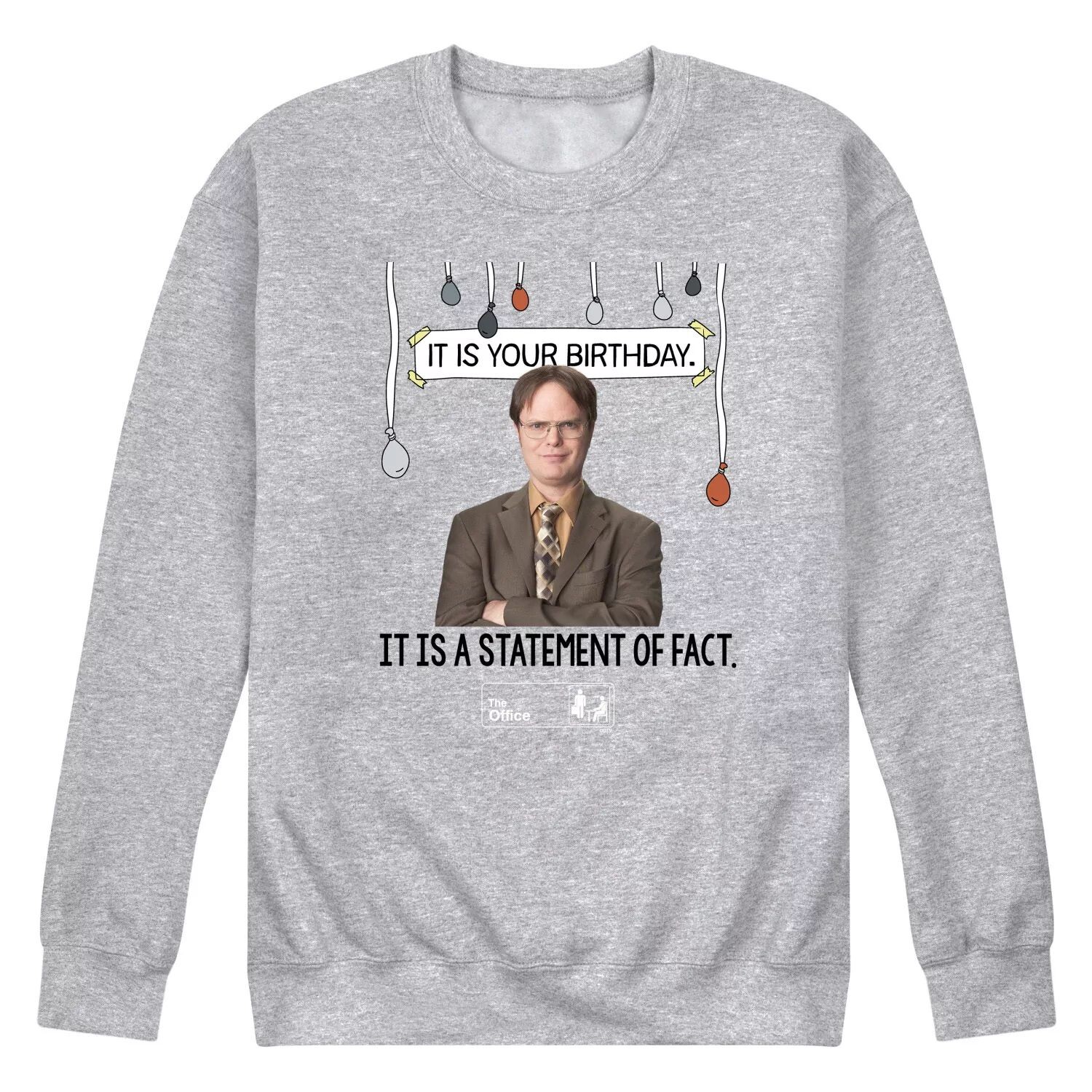 

Мужской свитшот The Office Your Birthday Licensed Character