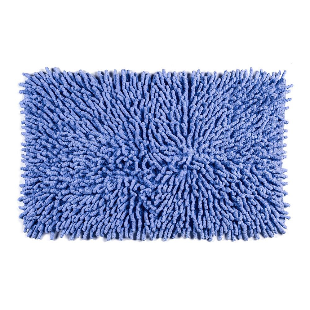 

Cassadecor Коврик для ванной из синели, синий