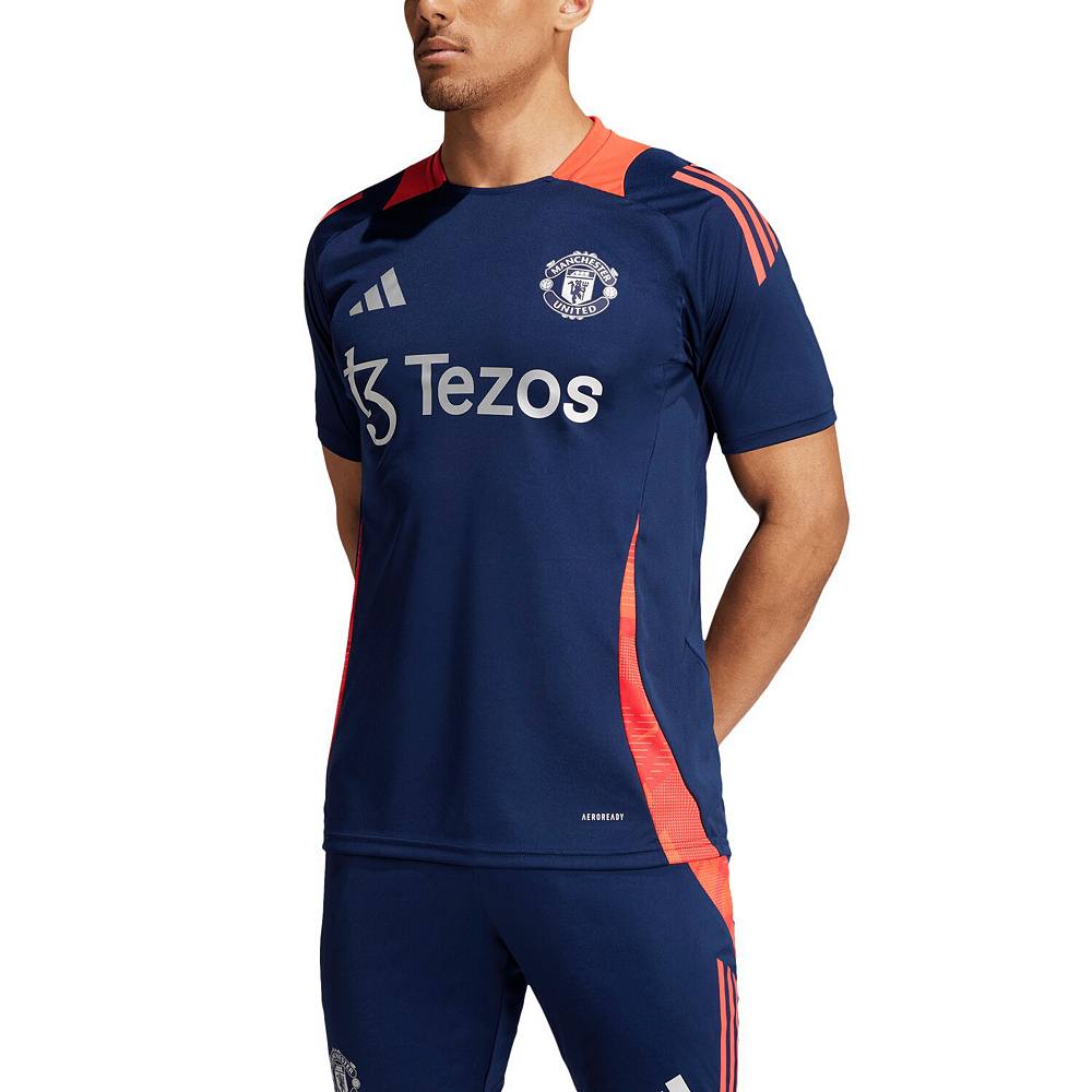 

Мужская тренировочная майка adidas Navy Manchester United 2024/25 AEROREADY, цвет Man Navy