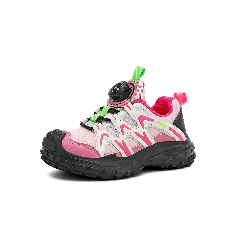 Jeep Кроссовки Low Top Kids Lifestyle Obsidian Black/Rose Pink Unisex — фото 3