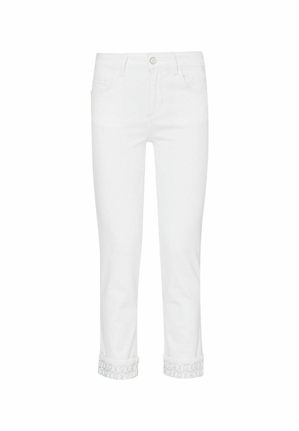 

Джинсы облегающего кроя CROPPED BOTTOM UP LIU JO, белый