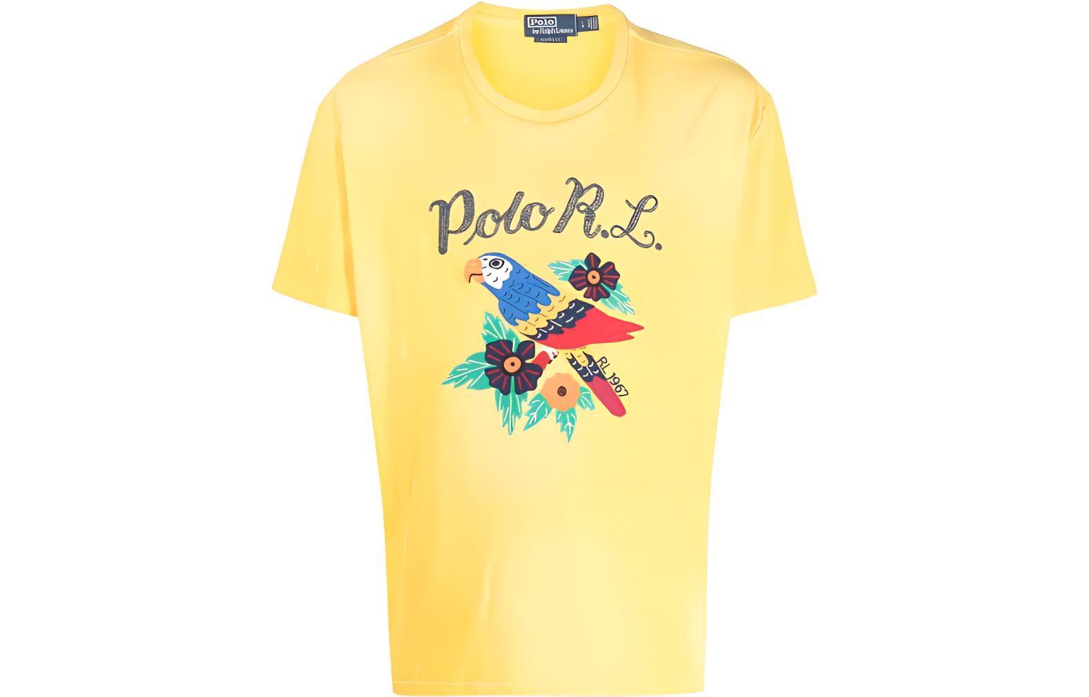 

Polo Ralph Lauren SS23 Футболка мужская желтая
