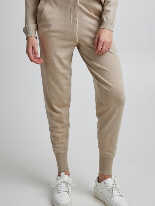 

Брюки из ткани пзсара Pulz Jeans, бежевый