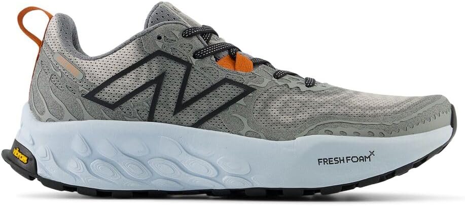 Мужские трейловые кроссовки New Balance Fresh Foam X Hierro V8, черный/синий/серый — фото 3