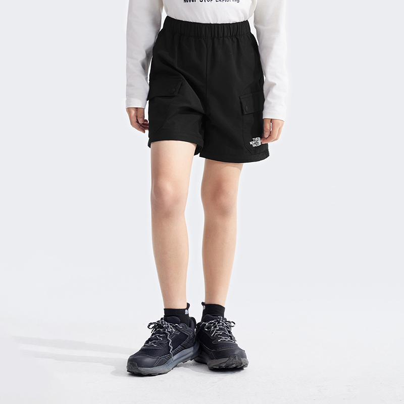 THE NORTH FACE Детские вязаные спортивные штаны для детей 3-7 лет Cosmic Black — фото 4