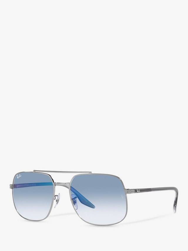 

Мужские квадратные солнцезащитные очки rb3699 Ray-Ban, цвет Gunmetal