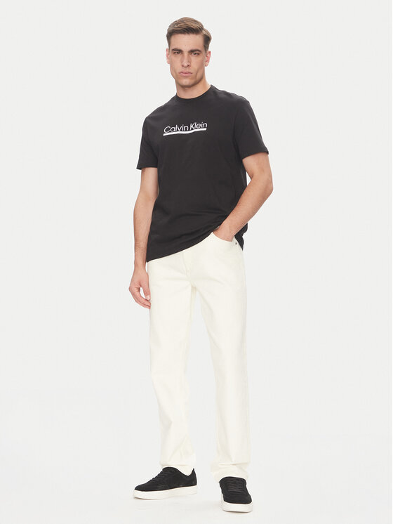 Футболка Calvin Klein Outline Tape Graphic, черный — фото 2