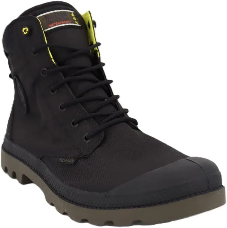 Унисекс водонепроницаемые ботильоны Palladium Pampa из переработанной стали, Black — фото 2