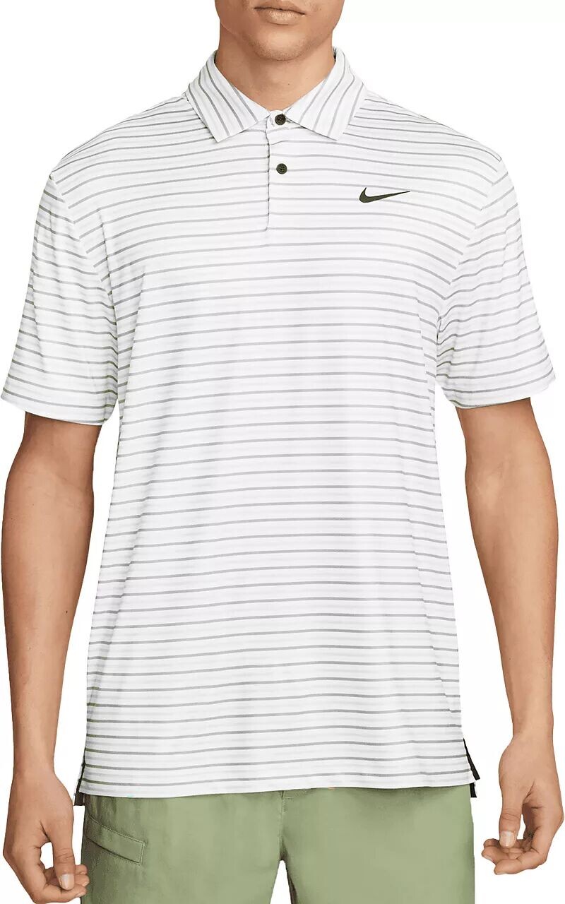 

Мужская футболка-поло в полоску Nike Dri-FIT Tour