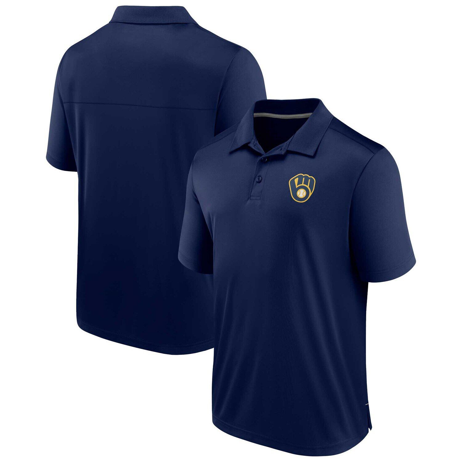 

Мужская фирменная темно-синяя футболка-поло Milwaukee Brewers Hands Down Fanatics, Синий, Мужская фирменная темно-синяя футболка-поло Milwaukee Brewers Hands Down Fanatics