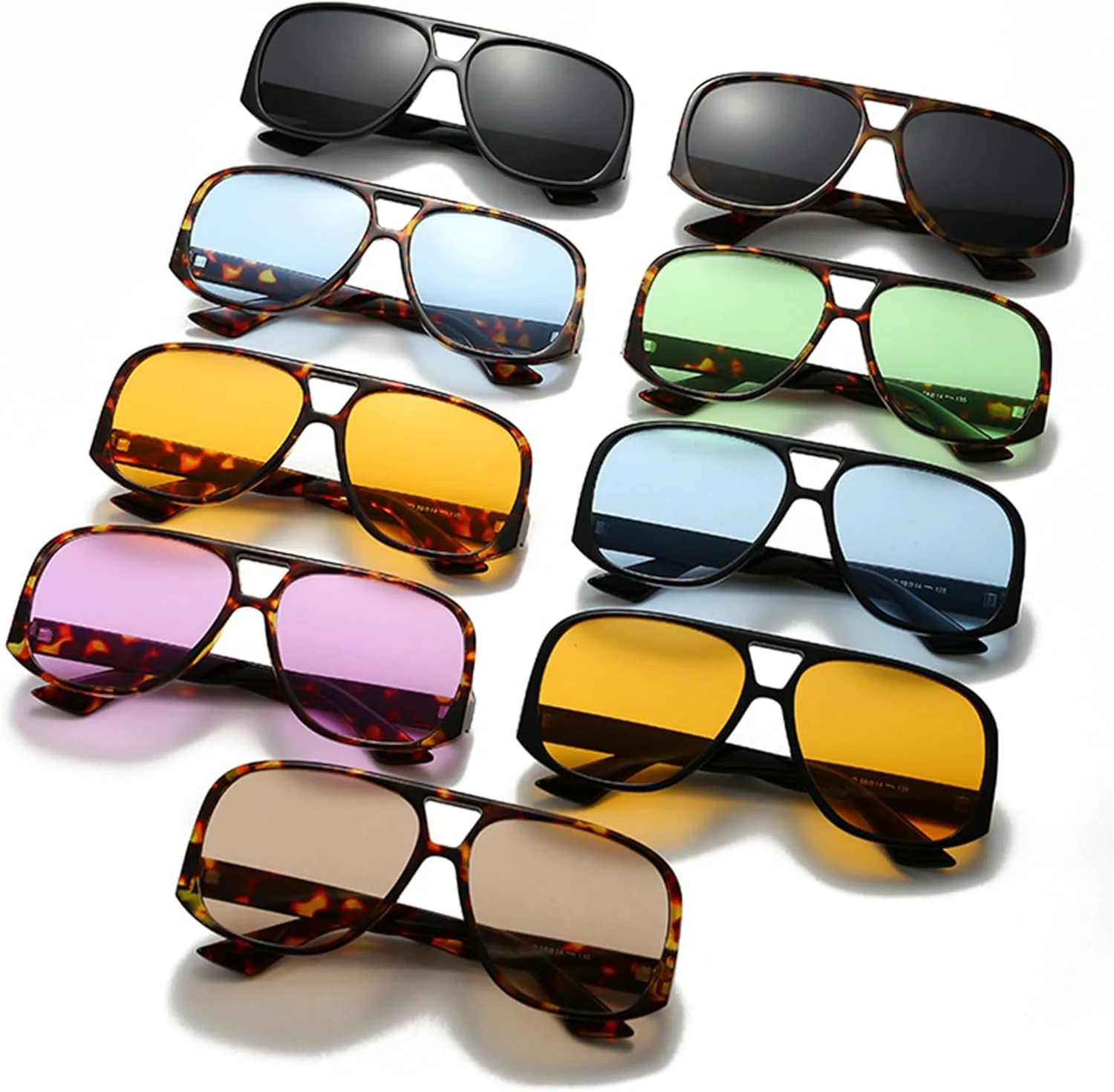 

bullabulling Ретро квадратные солнцезащитные очки для женщин, модные, большие, UV400, для мужчин, панк, сине-зеленые солнцезащитные очки, Tortoise/Yellow