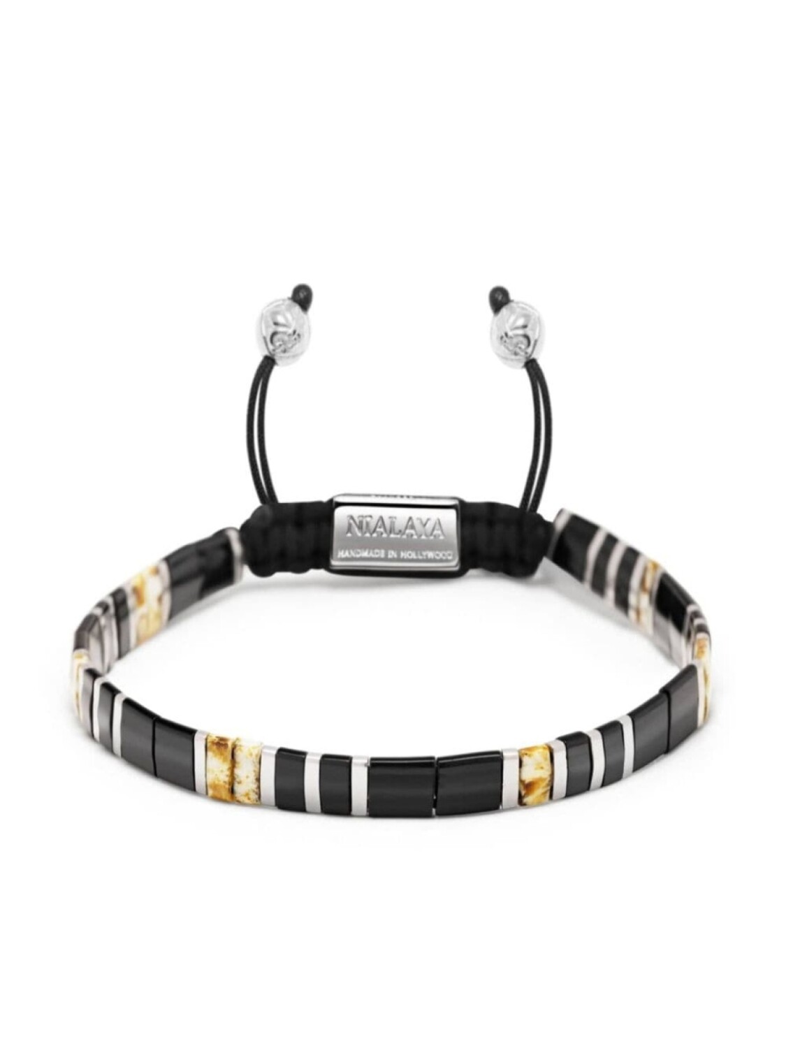 

Браслет с логотипом Nialaya Jewelry, черный
