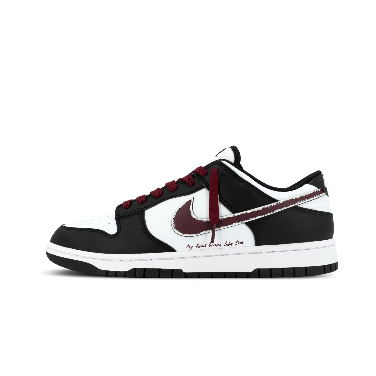 Кроссовки низкие с принтом Nike Black Red