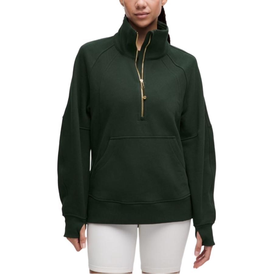 

Свитшот серии Scuba для женщин Lululemon, зеленый/золотой