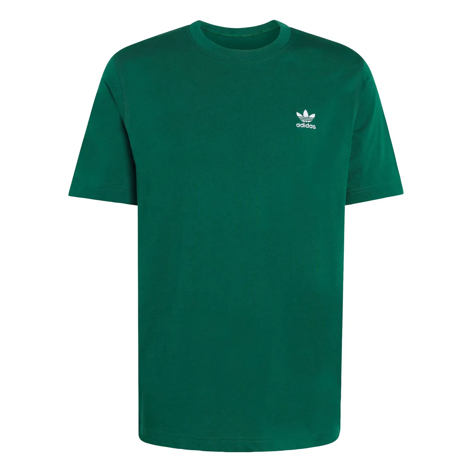 Футболка Adidas Originals Trefoil Essentials изумрудного цвета