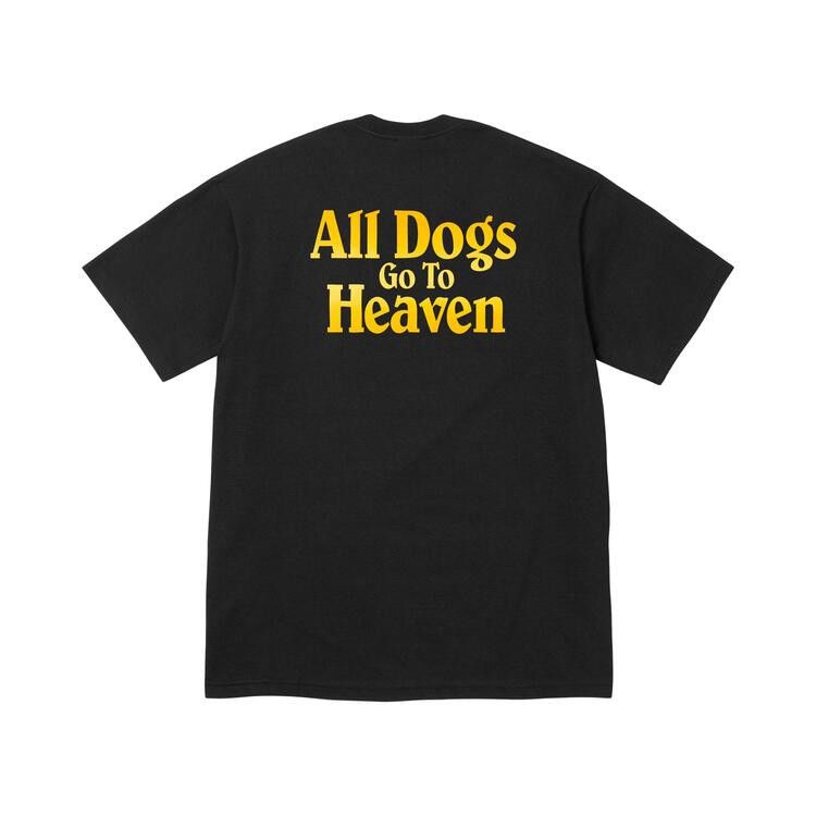 Футболка Supreme All Dogs Go To Heaven Tee, Black — фото 2