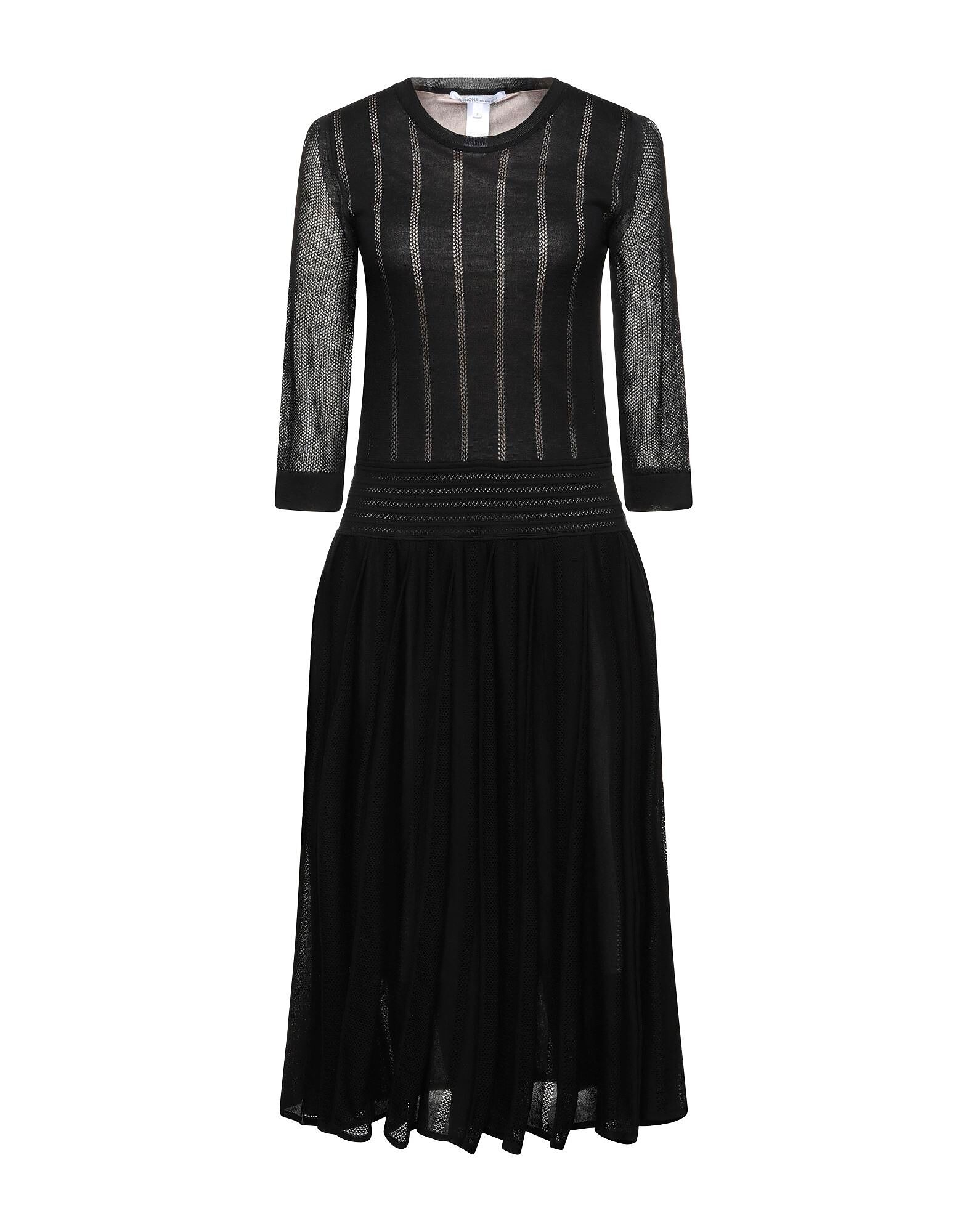 

Платье миди Agnona, черный