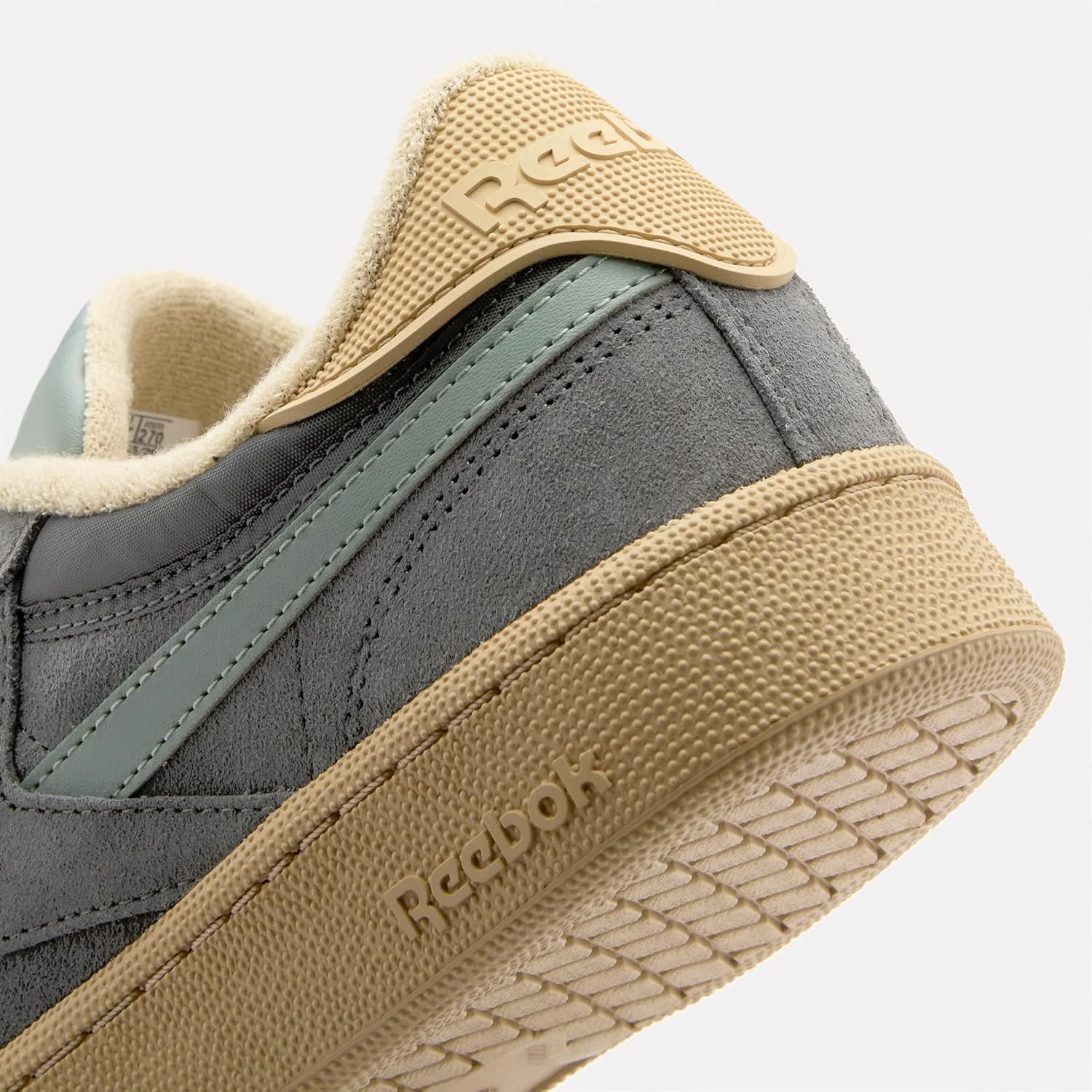 Кроссовки Reebok Unisex Club C Revenge Vintage, серый/бежевый — фото 2