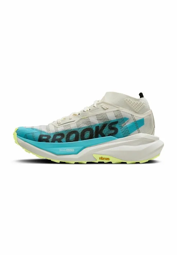 Элитные кроссовки для трейлраннинга cascadia Brooks, Star White Bluefish Black