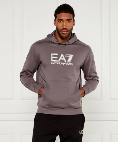 

Толстовка Loose fit Ea7, серый