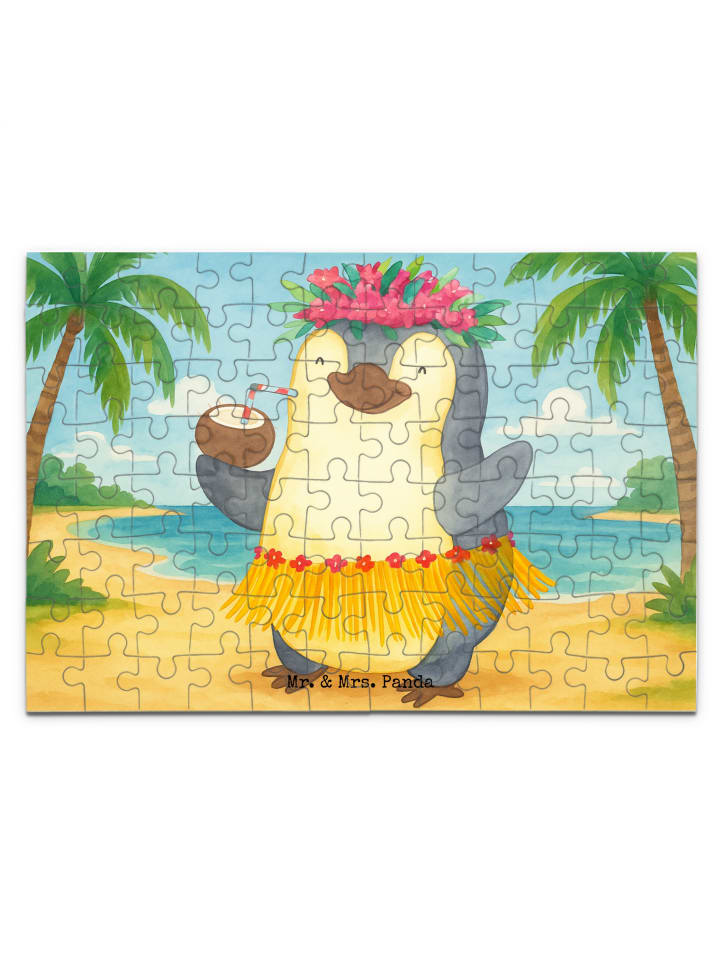 

Mr. & Mrs. Panda Дизайн «Пингвин-головоломка с кокосом» без надписей белым цветом