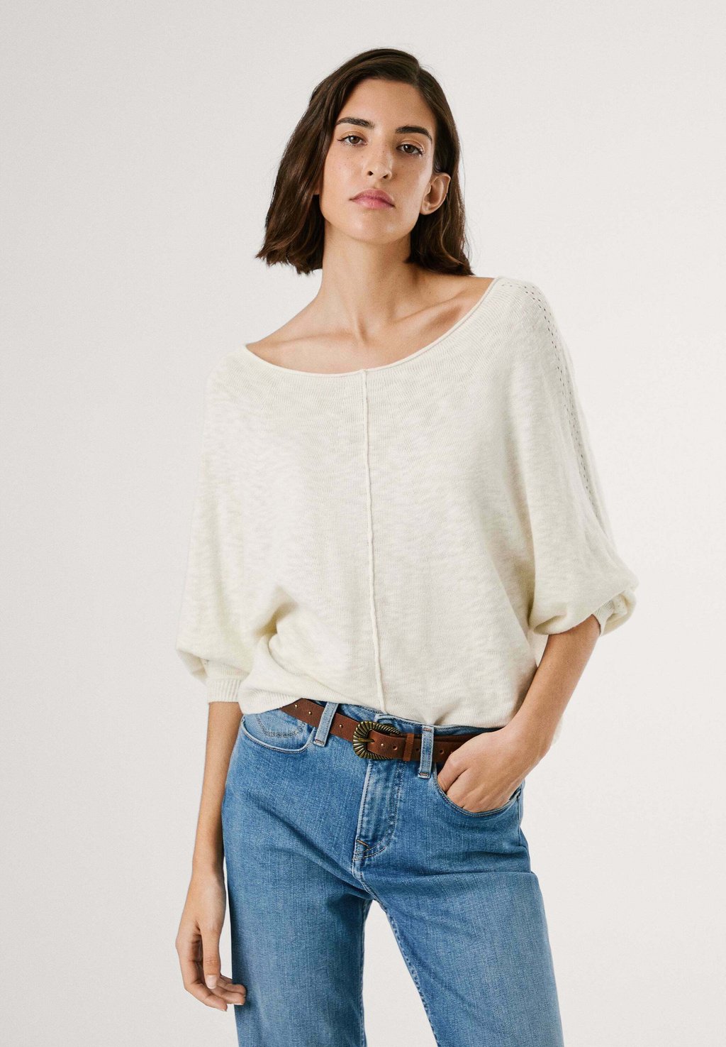 

Джемпер CANDELA Pepe Jeans, кремовый