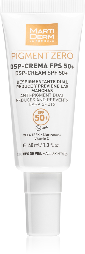 

Pigment zero dsp-cream дневной крем против пигментных пятен spf 50+ Martiderm, 40 мл