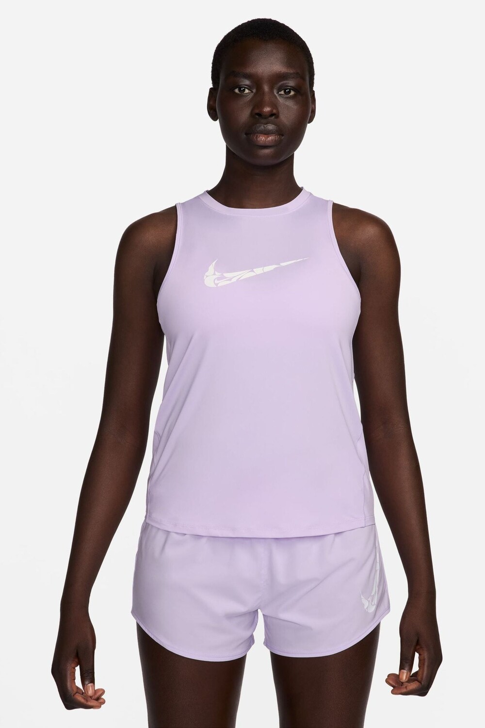 

Майка для бега Dri fit One Swoosh Nike, фиолетовый